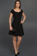 Короткое Вечернее Платье Черный AR36842