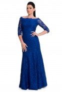 Длинное Вечернее Платье Ярко-синий J1165