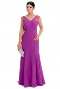 Длинное Вечернее Платье Пурпурный J1174