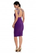 Короткое Вечернее Платье Пурпурный-Медный NZ8264