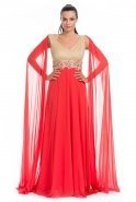 Длинное Вечернее Платье красный ALK5632