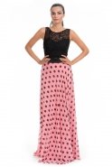 Длинное Выпускное Платье розовый ALY5280