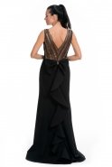 Длинное Вечернее Платье Черный C7164