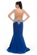Длинное Вечернее Платье Ярко-синий DR1041