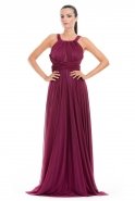 Длинное Вечернее Платье Бордовый E3169