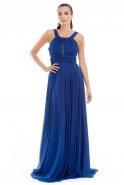 Длинное Вечернее Платье Ярко-синий E3169