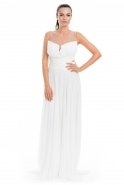 Длинное Вечернее Платье Белый E3189