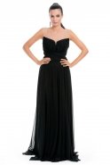 Длинное Вечернее Платье Черный E3189