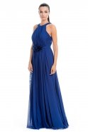 Длинное Вечернее Платье Ярко-синий J1171