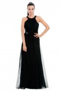 Длинное Вечернее Платье Черный J1171