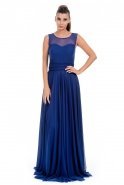 Длинное Вечернее Платье Ярко-синий E3187