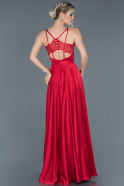 Длинное Выпускное Платье красный ABU1198