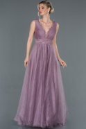 Длинное Помолвочное Платье Лавандовый ABU1204