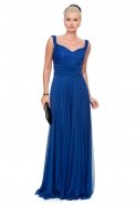 Длинное Вечернее Платье Ярко-синий J1080