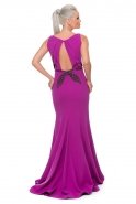 Длинное Вечернее Платье Пурпурный O4370