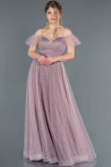 Длинное Помолвочное Платье Лавандовый ABU1254