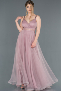 Длинное Помолвочное Платье Светло-лавандовый ABU1264