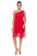 Короткое Вечернее Платье красный AN3060