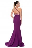 Длинное Вечернее Платье Пурпурный GG6875