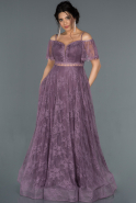 Длинное Помолвочное Платье Лавандовый ABU1283