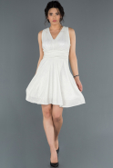 Короткое Платье На Приглашение Белый ABK786