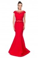 Длинное Вечернее Платье красный C7224