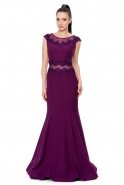 Длинное Вечернее Платье Пурпурный C7224