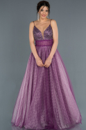Длинное Помолвочное Платье Пурпурный ABU1336