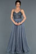 Длинное Помолвочное Платье Индиго ABU1341