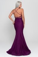Длинное Вечернее Платье Пурпурный GG6876