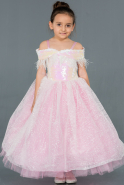 Детские Свадебные Платья розовый OK712