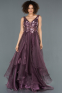 Длинное Помолвочное Платье Лавандовый ABU1351