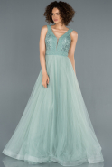 Длинное Помолвочное Платье Бирюзовый ABU1370