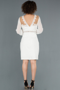 Короткое Платье На Приглашение Белый ABK772