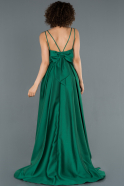 Длинное Помолвочное Платье Изумрудно-зеленый ABU1520