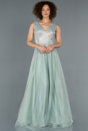 Длинное Помолвочное Платье Бирюзовый ABU1017