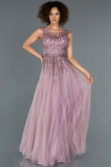 Длинное Помолвочное Платье Лавандовый ABU1304