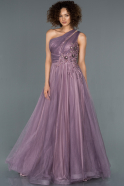 Длинное Помолвочное Платье Лавандовый ABU1426