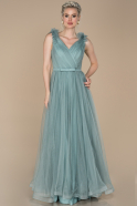 Длинное Помолвочное Платье Бирюзовый ABU1392