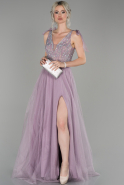 Длинное Помолвочное Платье Лавандовый ABU1433