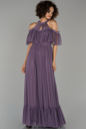 Длинное Вечернее Платье Лавандовый ABU1388