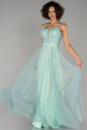 Длинное Помолвочное Платье Бирюзовый ABU1450