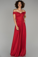 Длинное Вечернее Платье красный ABU1374