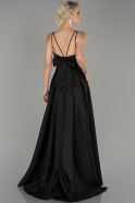 Длинное Помолвочное Платье Черный ABU1520