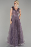 Длинное Помолвочное Платье Лавандовый ABU1253