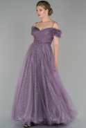 Длинное Помолвочное Платье Лавандовый ABU1492
