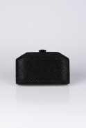 Сумка-Коробка С Камнями Черный V770