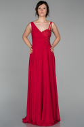 Длинное Вечернее Платье красный ABU1566