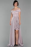 Длинное Вечернее Платье Светло-лавандовый ABU1567