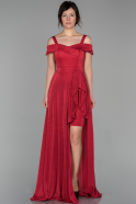 Длинное Вечернее Платье красный ABU1567